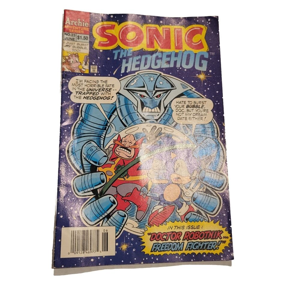 SONIC THE HEDGEHOG #23 June 1995 Archie Comics First Edition. Vintage